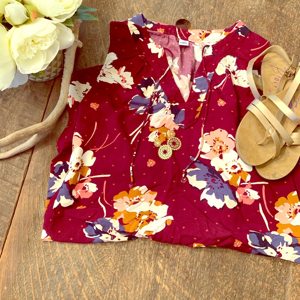 Old Navy Floral Tank Dress
